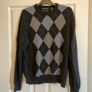 Men’s Cashmere Sweater Argyle
